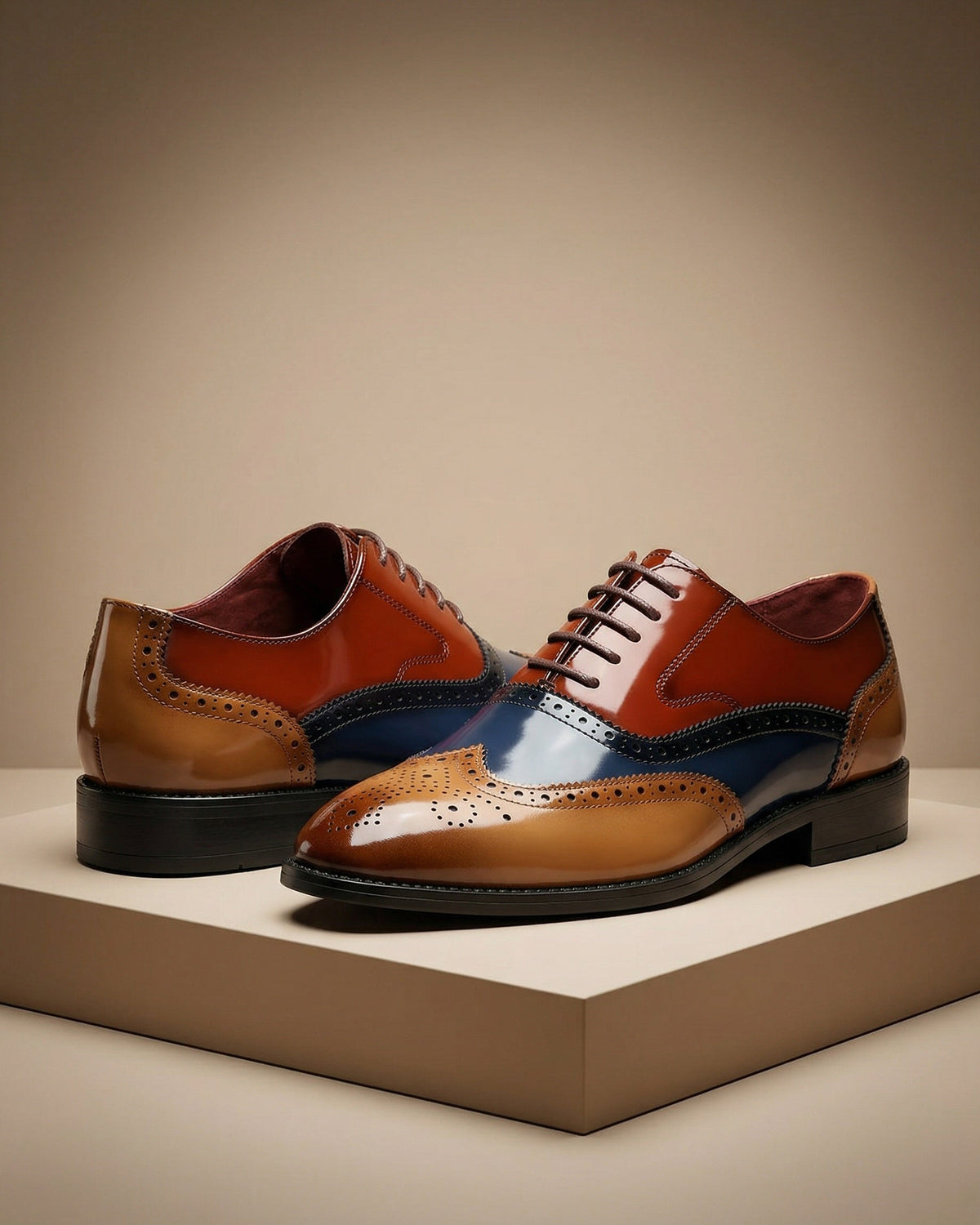 Riccardo Leather Brogue Shoe