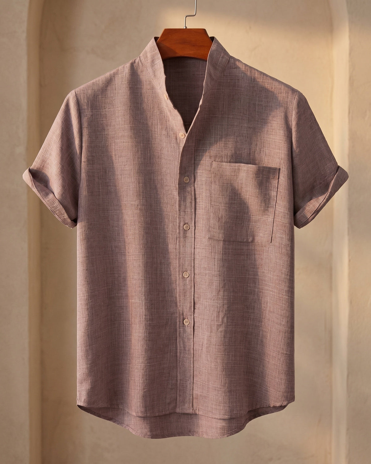 Ignacio Cotton Linen Short-Sleeve Shirt